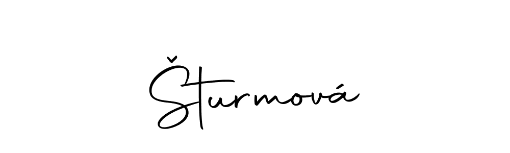 How to make Šturmová signature? Autography-DOLnW is a professional autograph style. Create handwritten signature for Šturmová name. Šturmová signature style 10 images and pictures png