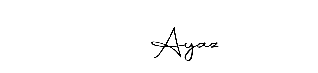 How to make شفیق Ayaz name signature. Use Autography-DOLnW style for creating short signs online. This is the latest handwritten sign. شفیق Ayaz signature style 10 images and pictures png