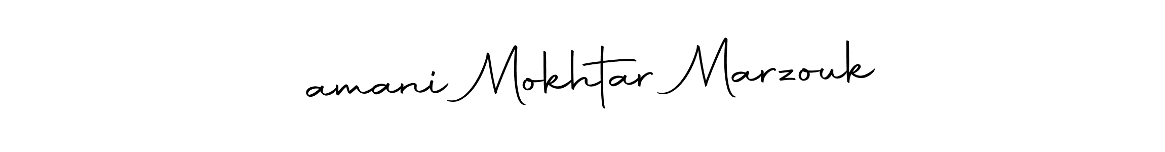 Create a beautiful signature design for name ِamani Mokhtar Marzouk. With this signature (Autography-DOLnW) fonts, you can make a handwritten signature for free. ِamani Mokhtar Marzouk signature style 10 images and pictures png