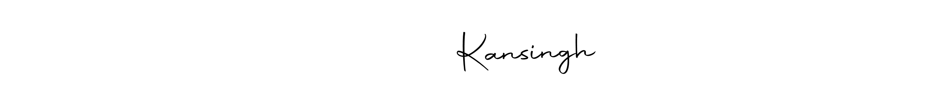 The best way (Autography-DOLnW) to make a short signature is to pick only two or three words in your name. The name कानसिंह Kansingh include a total of six letters. For converting this name. कानसिंह Kansingh signature style 10 images and pictures png