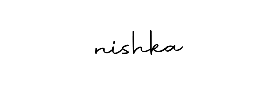 Design your own signature with our free online signature maker. With this signature software, you can create a handwritten (Autography-DOLnW) signature for name तnishka. तnishka signature style 10 images and pictures png