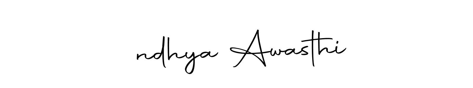 How to make सndhya Awasthi signature? Autography-DOLnW is a professional autograph style. Create handwritten signature for सndhya Awasthi name. सndhya Awasthi signature style 10 images and pictures png