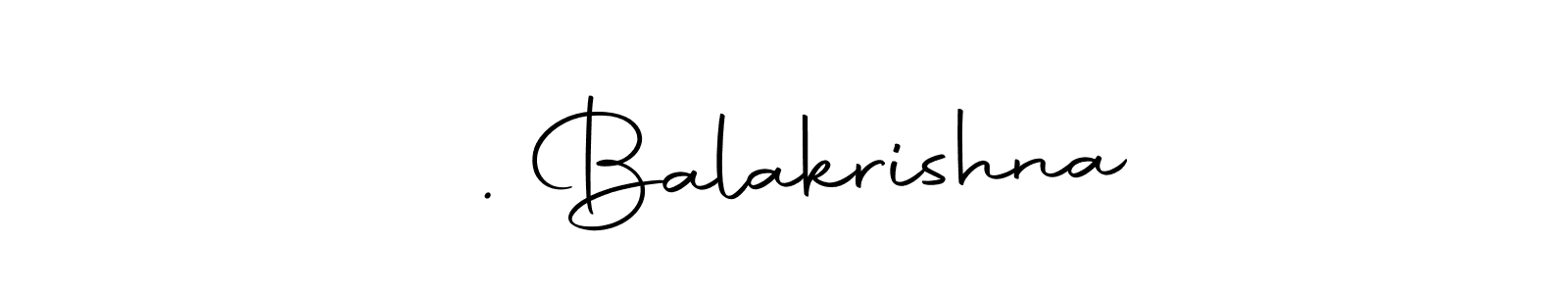 How to make అ. Balakrishna name signature. Use Autography-DOLnW style for creating short signs online. This is the latest handwritten sign. అ. Balakrishna signature style 10 images and pictures png