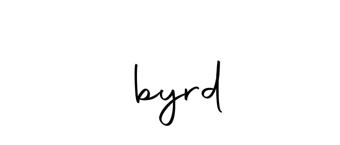 Design your own signature with our free online signature maker. With this signature software, you can create a handwritten (Autography-DOLnW) signature for name ฺbyrd. ฺbyrd signature style 10 images and pictures png