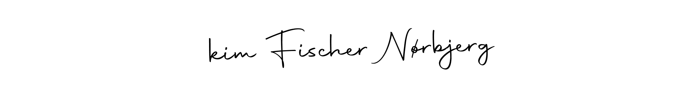 The best way (Autography-DOLnW) to make a short signature is to pick only two or three words in your name. The name ​kim Fischer Nørbjerg include a total of six letters. For converting this name. ​kim Fischer Nørbjerg signature style 10 images and pictures png