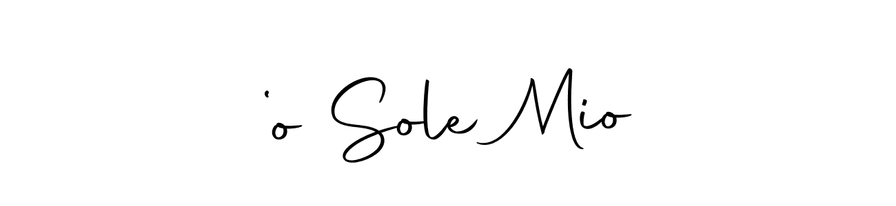 Create a beautiful signature design for name ‘o Sole Mio. With this signature (Autography-DOLnW) fonts, you can make a handwritten signature for free. ‘o Sole Mio signature style 10 images and pictures png