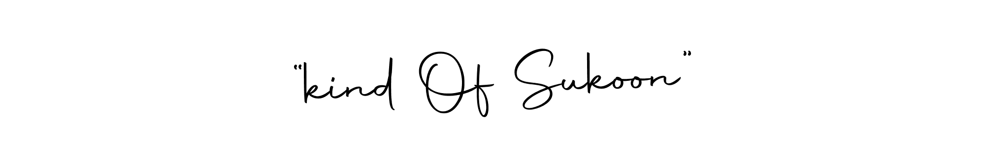 “kind Of Sukoon” stylish signature style. Best Handwritten Sign (Autography-DOLnW) for my name. Handwritten Signature Collection Ideas for my name “kind Of Sukoon”. “kind Of Sukoon” signature style 10 images and pictures png