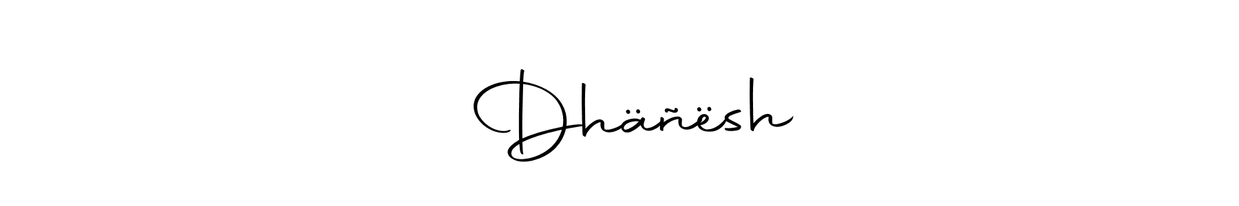 if you are searching for the best signature style for your name ─ Dhäñësh ─. so please give up your signature search. here we have designed multiple signature styles  using Autography-DOLnW. ─ Dhäñësh ─ signature style 10 images and pictures png