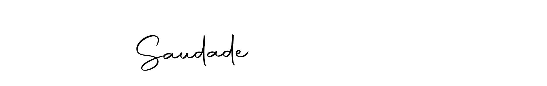 It looks lik you need a new signature style for name       Saudade      . Design unique handwritten (Autography-DOLnW) signature with our free signature maker in just a few clicks.       Saudade       signature style 10 images and pictures png