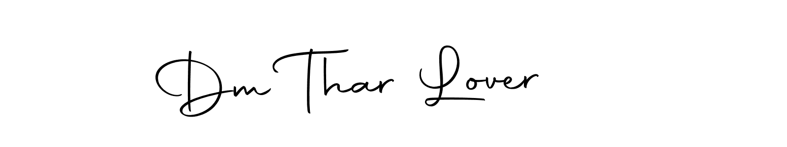 How to make    Dm Thar Lover signature? Autography-DOLnW is a professional autograph style. Create handwritten signature for    Dm Thar Lover name.    Dm Thar Lover signature style 10 images and pictures png