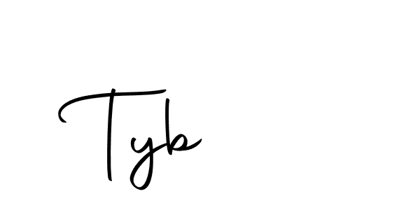 The best way (Autography-DOLnW) to make a short signature is to pick only two or three words in your name. The name    Tyb include a total of six letters. For converting this name.    Tyb signature style 10 images and pictures png