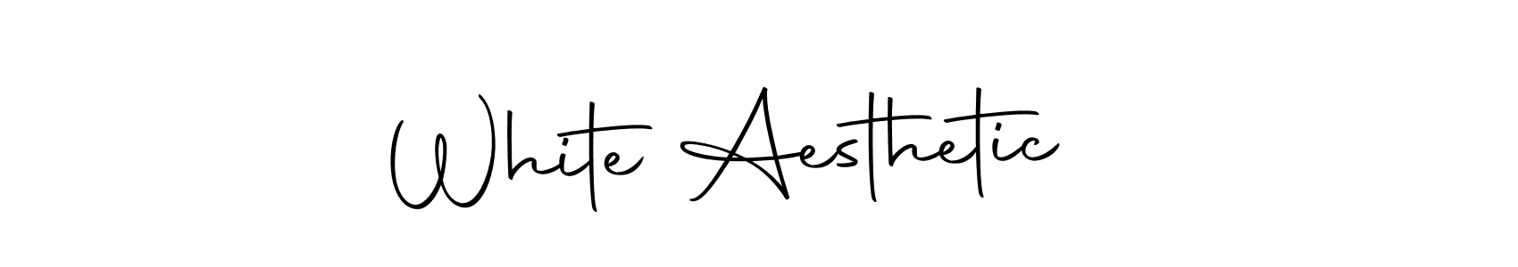 Here are the top 10 professional signature styles for the name   White Aesthetic. These are the best autograph styles you can use for your name.   White Aesthetic signature style 10 images and pictures png
