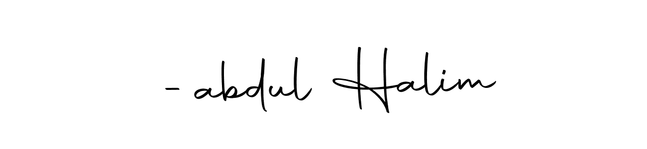 Make a short  -abdul Halim signature style. Manage your documents anywhere anytime using Autography-DOLnW. Create and add eSignatures, submit forms, share and send files easily.  -abdul Halim signature style 10 images and pictures png