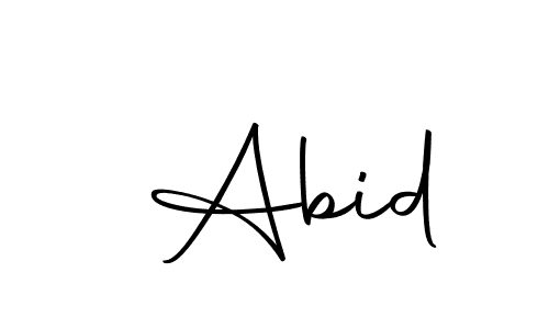 It looks lik you need a new signature style for name  Abid. Design unique handwritten (Autography-DOLnW) signature with our free signature maker in just a few clicks.  Abid signature style 10 images and pictures png