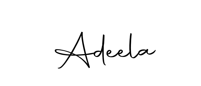 How to make  Adeela signature? Autography-DOLnW is a professional autograph style. Create handwritten signature for  Adeela name.  Adeela signature style 10 images and pictures png