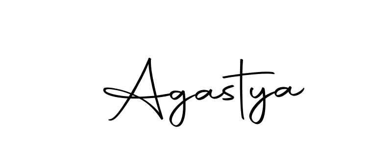 Design your own signature with our free online signature maker. With this signature software, you can create a handwritten (Autography-DOLnW) signature for name  Agastya.  Agastya signature style 10 images and pictures png