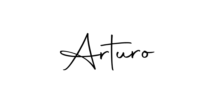 Design your own signature with our free online signature maker. With this signature software, you can create a handwritten (Autography-DOLnW) signature for name  Arturo.  Arturo signature style 10 images and pictures png