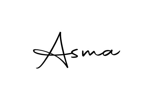 How to make  Asma name signature. Use Autography-DOLnW style for creating short signs online. This is the latest handwritten sign.  Asma signature style 10 images and pictures png