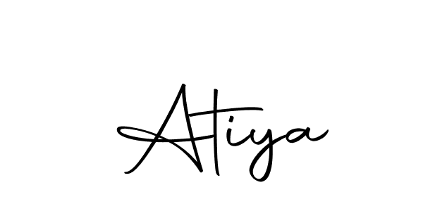 Make a beautiful signature design for name  Atiya. Use this online signature maker to create a handwritten signature for free.  Atiya signature style 10 images and pictures png