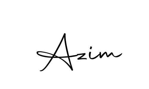Make a beautiful signature design for name  Azim. With this signature (Autography-DOLnW) style, you can create a handwritten signature for free.  Azim signature style 10 images and pictures png