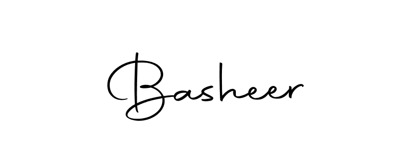 You can use this online signature creator to create a handwritten signature for the name  Basheer. This is the best online autograph maker.  Basheer signature style 10 images and pictures png