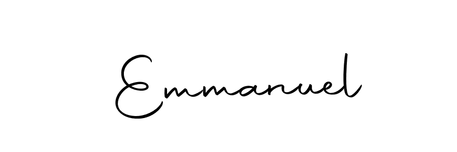 Use a signature maker to create a handwritten signature online. With this signature software, you can design (Autography-DOLnW) your own signature for name  Emmanuel.  Emmanuel signature style 10 images and pictures png