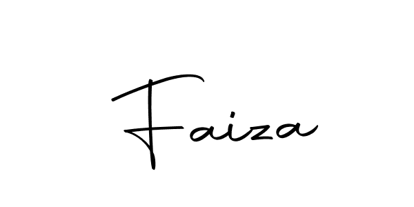 Make a beautiful signature design for name  Faiza. With this signature (Autography-DOLnW) style, you can create a handwritten signature for free.  Faiza signature style 10 images and pictures png