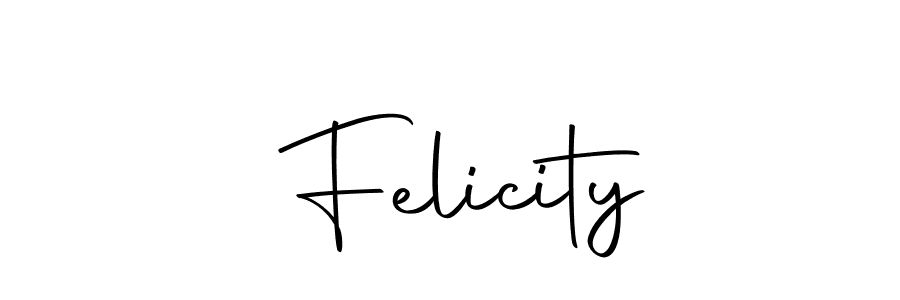 Create a beautiful signature design for name  Felicity. With this signature (Autography-DOLnW) fonts, you can make a handwritten signature for free.  Felicity signature style 10 images and pictures png