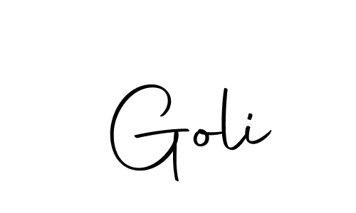 Make a beautiful signature design for name  Goli. With this signature (Autography-DOLnW) style, you can create a handwritten signature for free.  Goli signature style 10 images and pictures png