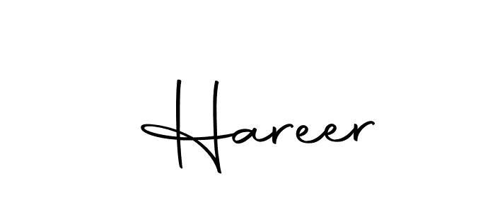 You should practise on your own different ways (Autography-DOLnW) to write your name ( Hareer) in signature. don't let someone else do it for you.  Hareer signature style 10 images and pictures png