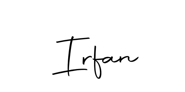 Make a beautiful signature design for name  Irfan. Use this online signature maker to create a handwritten signature for free.  Irfan signature style 10 images and pictures png