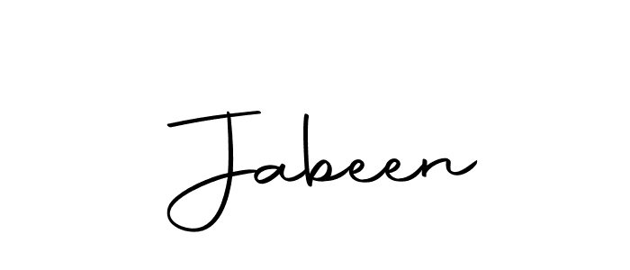 Make a beautiful signature design for name  Jabeen. Use this online signature maker to create a handwritten signature for free.  Jabeen signature style 10 images and pictures png