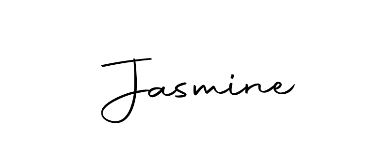 Create a beautiful signature design for name  Jasmine. With this signature (Autography-DOLnW) fonts, you can make a handwritten signature for free.  Jasmine signature style 10 images and pictures png