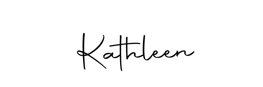 Design your own signature with our free online signature maker. With this signature software, you can create a handwritten (Autography-DOLnW) signature for name  Kathleen.  Kathleen signature style 10 images and pictures png