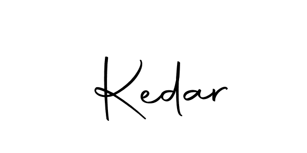 Design your own signature with our free online signature maker. With this signature software, you can create a handwritten (Autography-DOLnW) signature for name  Kedar.  Kedar signature style 10 images and pictures png