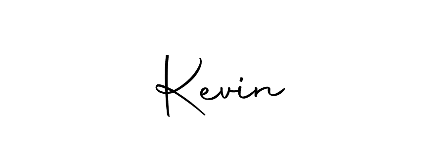 Design your own signature with our free online signature maker. With this signature software, you can create a handwritten (Autography-DOLnW) signature for name  Kevin   .  Kevin    signature style 10 images and pictures png