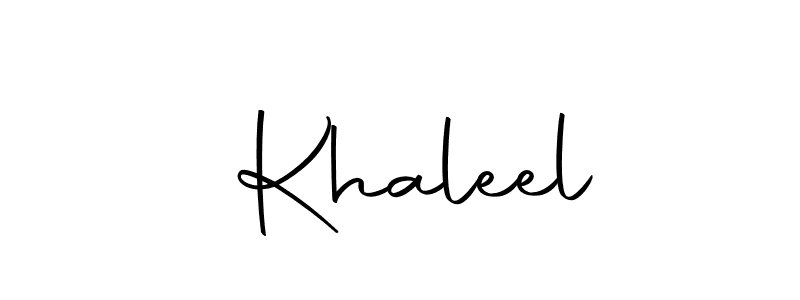 How to make  Khaleel signature? Autography-DOLnW is a professional autograph style. Create handwritten signature for  Khaleel name.  Khaleel signature style 10 images and pictures png