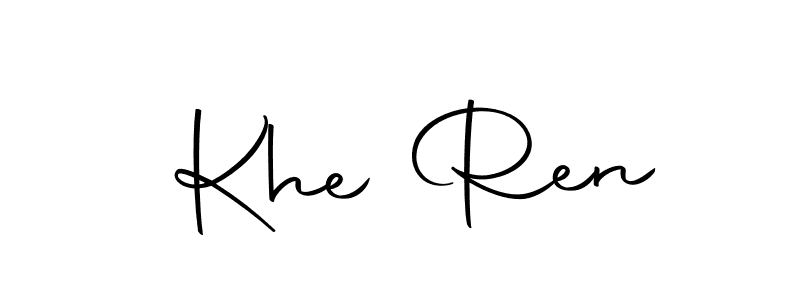 You should practise on your own different ways (Autography-DOLnW) to write your name ( Khe Ren) in signature. don't let someone else do it for you.  Khe Ren signature style 10 images and pictures png
