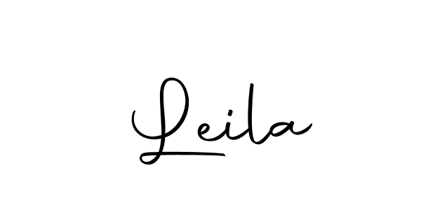 Use a signature maker to create a handwritten signature online. With this signature software, you can design (Autography-DOLnW) your own signature for name  Leila.  Leila signature style 10 images and pictures png