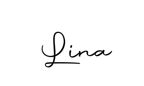 Also we have  Lina name is the best signature style. Create professional handwritten signature collection using Autography-DOLnW autograph style.  Lina signature style 10 images and pictures png