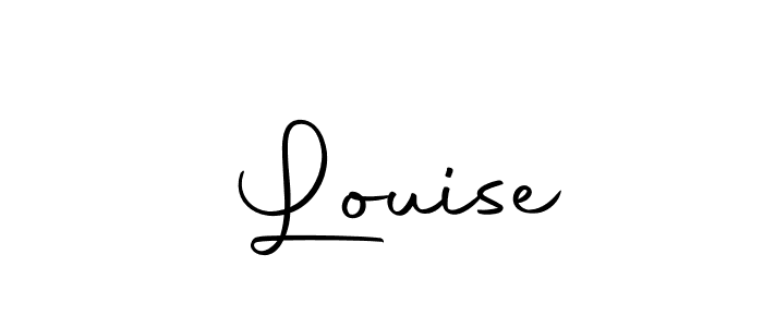 Make a beautiful signature design for name  Louise. Use this online signature maker to create a handwritten signature for free.  Louise signature style 10 images and pictures png