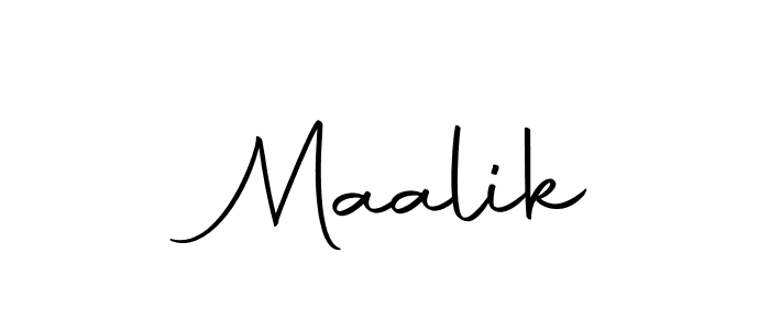 You should practise on your own different ways (Autography-DOLnW) to write your name ( Maalik) in signature. don't let someone else do it for you.  Maalik signature style 10 images and pictures png