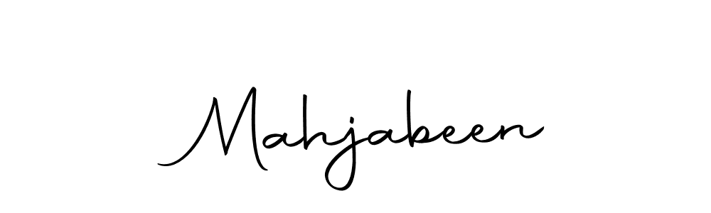 You can use this online signature creator to create a handwritten signature for the name  Mahjabeen. This is the best online autograph maker.  Mahjabeen signature style 10 images and pictures png
