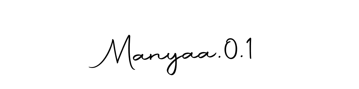 Use a signature maker to create a handwritten signature online. With this signature software, you can design (Autography-DOLnW) your own signature for name  Manyaa.0.1 .  Manyaa.0.1  signature style 10 images and pictures png