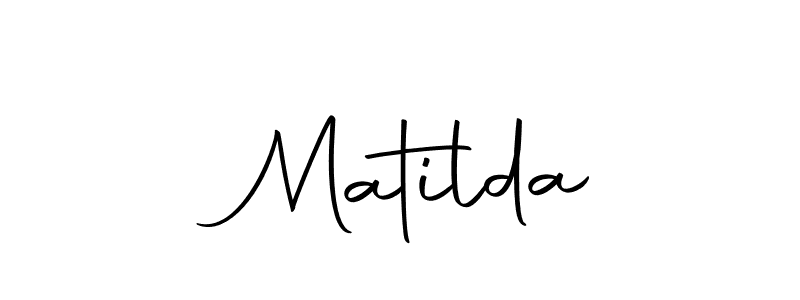 Design your own signature with our free online signature maker. With this signature software, you can create a handwritten (Autography-DOLnW) signature for name  Matilda.  Matilda signature style 10 images and pictures png