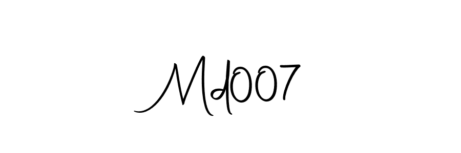 Autography-DOLnW is a professional signature style that is perfect for those who want to add a touch of class to their signature. It is also a great choice for those who want to make their signature more unique. Get  Md  007  name to fancy signature for free.  Md  007  signature style 10 images and pictures png