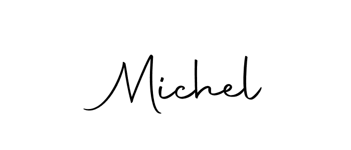 How to make  Michel name signature. Use Autography-DOLnW style for creating short signs online. This is the latest handwritten sign.  Michel signature style 10 images and pictures png