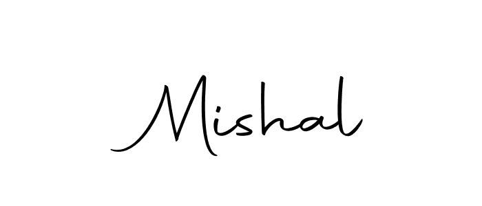 The best way (Autography-DOLnW) to make a short signature is to pick only two or three words in your name. The name  Mishal include a total of six letters. For converting this name.  Mishal signature style 10 images and pictures png