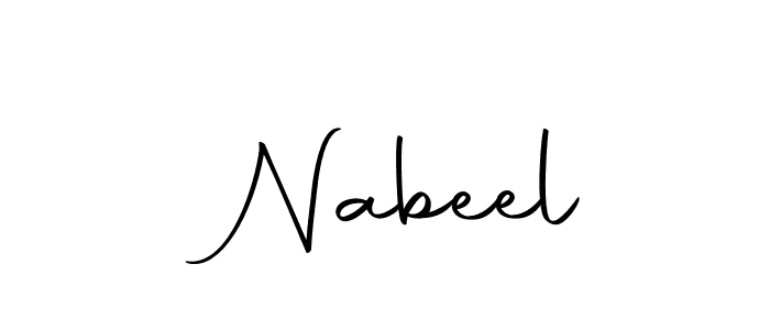 Also we have  Nabeel name is the best signature style. Create professional handwritten signature collection using Autography-DOLnW autograph style.  Nabeel signature style 10 images and pictures png