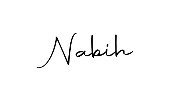 It looks lik you need a new signature style for name  Nabih. Design unique handwritten (Autography-DOLnW) signature with our free signature maker in just a few clicks.  Nabih signature style 10 images and pictures png